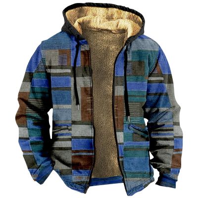 BigkiTchen Men's Loose Climbing Jacket Long Sleeve Zipper Hooded Loose-Fitting Coat Cycling Jackets for Men