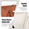 Harrison Howard Ergonomically Designed Correct Bareback Pad with Side Pockets Extra Thick Center for Maximum Support Anti-Slip Bareback Pad Comes with Matching Girth Brown view 4