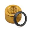 5/8 x 24 Thread Protector Aluminum & Crush Washers Steel 4 Pack with Chosen Color and Texture view 3