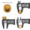 5/8 x 24 Thread Protector Aluminum & Crush Washers Steel 4 Pack with Chosen Color and Texture view 4