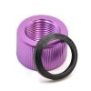 5/8 x 24 Thread Protector Aluminum & Crush Washers Steel 4 Pack with Chosen Color and Texture view 3