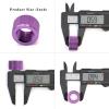 5/8 x 24 Thread Protector Aluminum & Crush Washers Steel 4 Pack with Chosen Color and Texture view 4