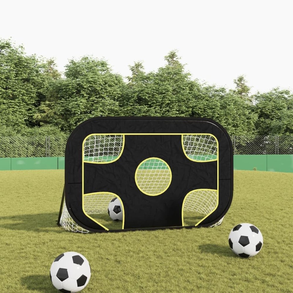 VRAXO Football Goal Net with Target 47.2"x31.5"x31.5" Polyester,Soccer Goals-2.86lbs