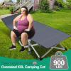 LILYPELLE Oversized XXL Folding Camping Cot, 78" L x 32" W x 18" H Heavy Duty Sleeping Cots with Carry Bag, Double Layer Oxford Portable Travel Camp Cots for Home, Office Nap and Outdoor Beach view 3