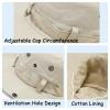 Bucket Hat for Women, Wide Brim Boonie Hats Foldable Packable Outdoor Fishing Hat Breathable UPF 50+ Safari Sun Hat Olive Green view 2