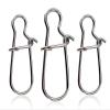 AOHRO Pack of 200 Fishing Snaps Clips Fastlock Duo Lock Snap #0-#8 Quick Change (#2,35Lb/18kg 200pcs) view 1