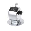 Peiiwdc Tally Counter, Hand Tally Counter with Round Base 4 Digit Lap Trackers Manual Clickers Metal Mechanical Count for Sport for Casin view 1
