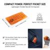 Reusable Snap Heat Pack, Hand Warmers Click, Boil Click Heat Pocket Hand Warmer, Pouch Gel Hand Warmers Long Lasting Warmth (4 Pack view 2