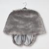 Fashion Elegant Bridal Wedding Faux Fur Long Shawl Wrap Warm Scarf Bridesmaids Christmas Gifts For Women view 4
