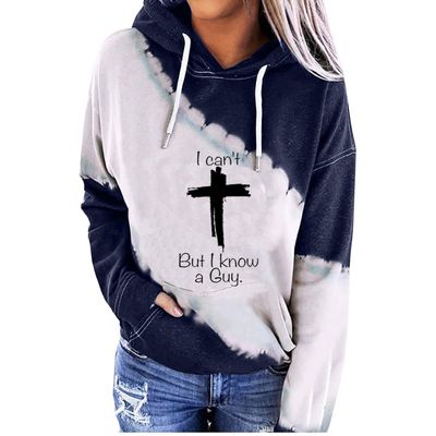 I Know A Guy Long Sleeve Shirt I Cant But I Know A Guy Long Sleeve Fun Christian Tops Vintage T-Shirts Tops Blue