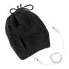 2 in 1 USB Heated Hat Winter Knitted Hat Running Hats Fleece Skull Cap Neck Warmer Circle Loop Scarf for Women Black view 4
