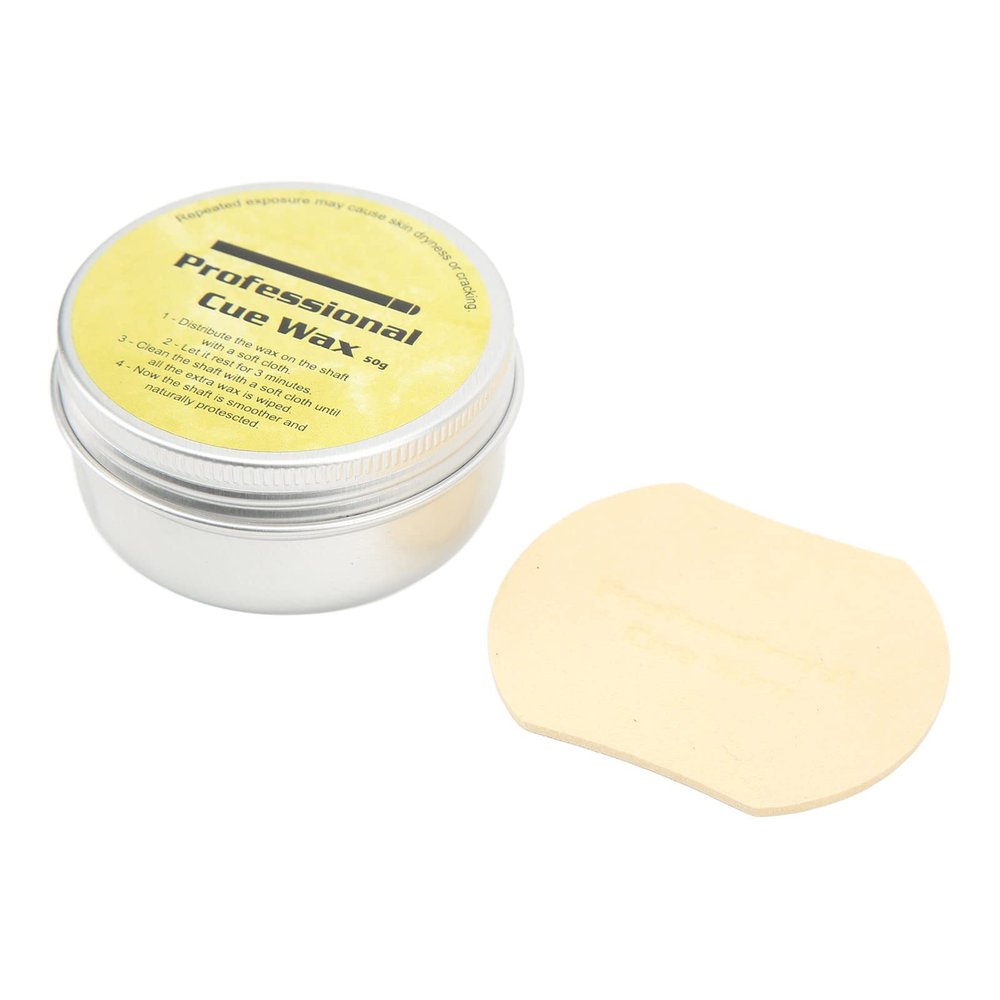 Cue Wax, Pool Silky Shaft Wax with Polishing Sheet Maintenance Tool for Wooden Pool Cue Shafts