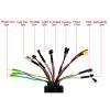 36v/48v 750w/1000w Electric Bike Controller Kit, Aluminum Alloy Ebike Conversion Kit, 30a Sine Wave Controller with Panel Dc24 36 48v for Electric Bicycles, Electric Vehicles, Electric Scooters view 2