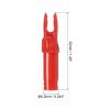 PATIKIL Archery Arrow Nocks 6.2mm 0.244", 60 Pack Insert Arrow Nock Replacement for Shooting, Red view 2