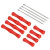 PATIKIL Archery Bowstring Finger Guard Saver 2 Inch/1.2 Inch, 4 Pack Silicone Finger Guard for Adult, Red