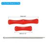 PATIKIL Archery Bowstring Finger Guard Saver 2 Inch/1.2 Inch, 4 Pack Silicone Finger Guard for Adult, Red view 2