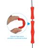 PATIKIL Archery Bowstring Finger Guard Saver 2 Inch/1.2 Inch, 4 Pack Silicone Finger Guard for Adult, Red view 3