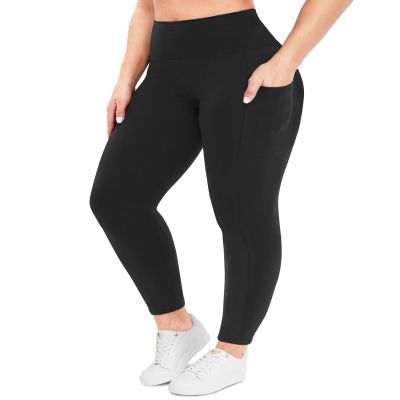 NexiEpoch Leggings for Women Plus Size-High Waisted L-XL-3XL Tummy Control Soft Capri Yoga Pants for Workout Running