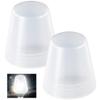 Saillong Replacement Boat Stern Light Cover Lens Cap Compatible with Attwood Boat Anchor 91017B7 Frosted Globe Screw On All Round Navigation Light Accessory(2 Pack) view 1