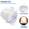 Saillong Replacement Boat Stern Light Cover Lens Cap Compatible with Attwood Boat Anchor 91017B7 Frosted Globe Screw On All Round Navigation Light Accessory(2 Pack) view 3