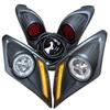 Golf Cart LED Compatible Drive2 LED Light Kit Fit Yamaha Drive G2 2017-up I LED Headlights And LED Tail with upgrade harness wires view 1