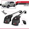 acpar Compatible with Smart #1 2022-2025 ACE-2 Car Roof Rack Cross Bar Grey Aluminium 2 Bars view 3