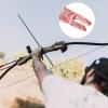 PATIKIL Archery Arrow Nocks 6.2mm 0.244", 60 Pack Insert Arrow Nock Replacement for Shooting, Clear Red view 4