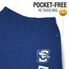 Creighton University Officially Licensed Apparel - Team Color Sweatpants, Royal Blue, Small view 4
