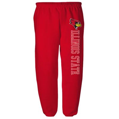 Illinois State University Officially Licensed Apparel - Team Color Sweatpants, Red, Small