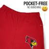 Illinois State University Officially Licensed Apparel - Team Color Sweatpants, Red, Small view 4