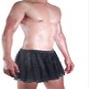 Men's Lace Boxers Briefs, Sexy Low Rise Underwear with Lace Big Skirts Men Lace Under Panties (White,One Size) view 2