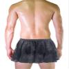Men's Lace Boxers Briefs, Sexy Low Rise Underwear with Lace Big Skirts Men Lace Under Panties (White,One Size) view 4