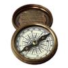 Antique Brass West London 1885 Robert Frost Poem Pocket Compass Maritime Navigational Compass Tool for Hiking Trekking Travelling & Camping view 3