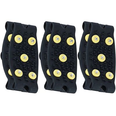LIFKOME Climbing Shoes Crampons Boots Gripper Spikes Non-Slip Ice Grippers for Winter