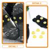 LIFKOME Climbing Shoes Crampons Boots Gripper Spikes Non-Slip Ice Grippers for Winter view 2