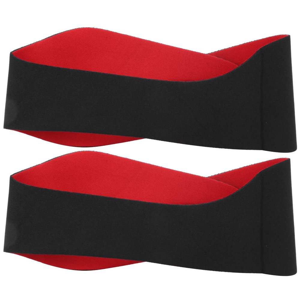 Pilipane Diving Swimming Headband and Hair Management for Water Sports, 2pcs Watertight Neoprene Ear Headbands for Sports, Suitable for Adults (Black)