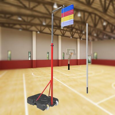 ARCVOX Sport Vertical Jump Height Measuring Device, 4.2-12.4ft Volleyball Spike Trainer, High Jump Training Equipment, Water-Filled Base & Telescopic Stick