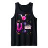 Retro Rollerskate Funny 80's Roller Disco Skating Girl Gifts Tank Top view 1