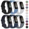 Tobfit 6 PACK Sport Bands Compatible with Fitbit Charge 6 / Fitbit Charge 5 Bands for Women Men, Soft Silicone Waterproof Straps Replacement Wristbands Compatible for Fitbit Charge 5 / Charge 6 view 1