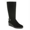 Giani Bernini Womens Atlinaa Suede Tall Knee-High Boots Black 5 Medium (B,M) view 1