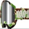 100% Strata 2 Moto/MTB Goggle - War Camo; Mirror Silver view 1