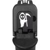 NDZ Performance Glow-in-The-Dark Aluminum Slide Cover Back Plate for Glock 43 43X 48  Grim Reaper Baby, Blue Glow view 2