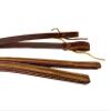 1/2" Harness Leather Weighted Split Reins view 2