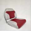 Horizon Manufacturing Boat Seat Fold Down High Back Grey/Red 1002-ABE, similar to 8WD588 view 1