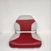 Horizon Manufacturing Boat Seat Fold Down High Back Grey/Red 1002-ABE, similar to 8WD588 view 2