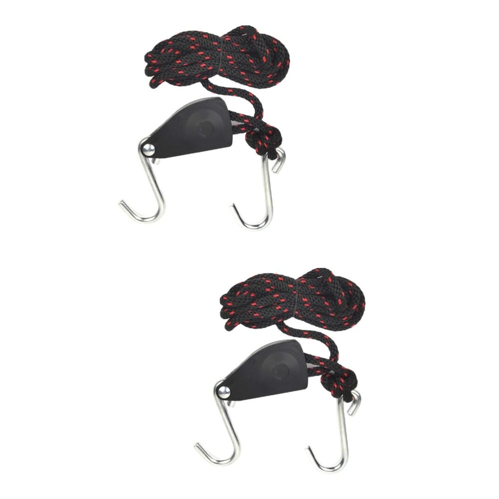 ibasenice 2pcs Adjustable Car Hood Prop Nylon Telescopic Rope Dent Puller Tool Car Dent Repairing for Trucks