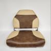 Horizon Manufacturing Boat Seat Fold Down High Back Sand/Brown 1002-AHJ view 2