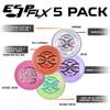 Discraft ESP FLX Winter Overstable Five Pack - Cold Weather Starter Set | Perfect for Men, Women, & Kids | Including Zone, Buzzz, Scorch, Nuke, Raptor view 3