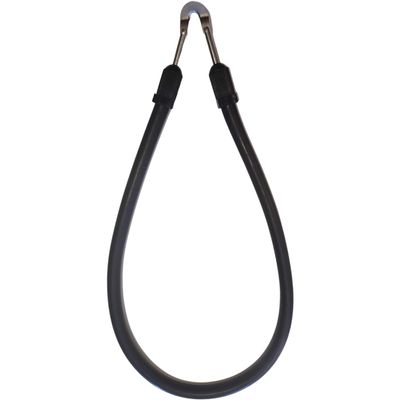 Soflo Spearfishing Speargun Threaded Bands with Wishbone (Optional) - Powerful Latex Shooting Band 14mm Diameter - Replaceable Dyneema, Metal & Stainless-Steel Swivel Wishbone- 74cm / 29 Band