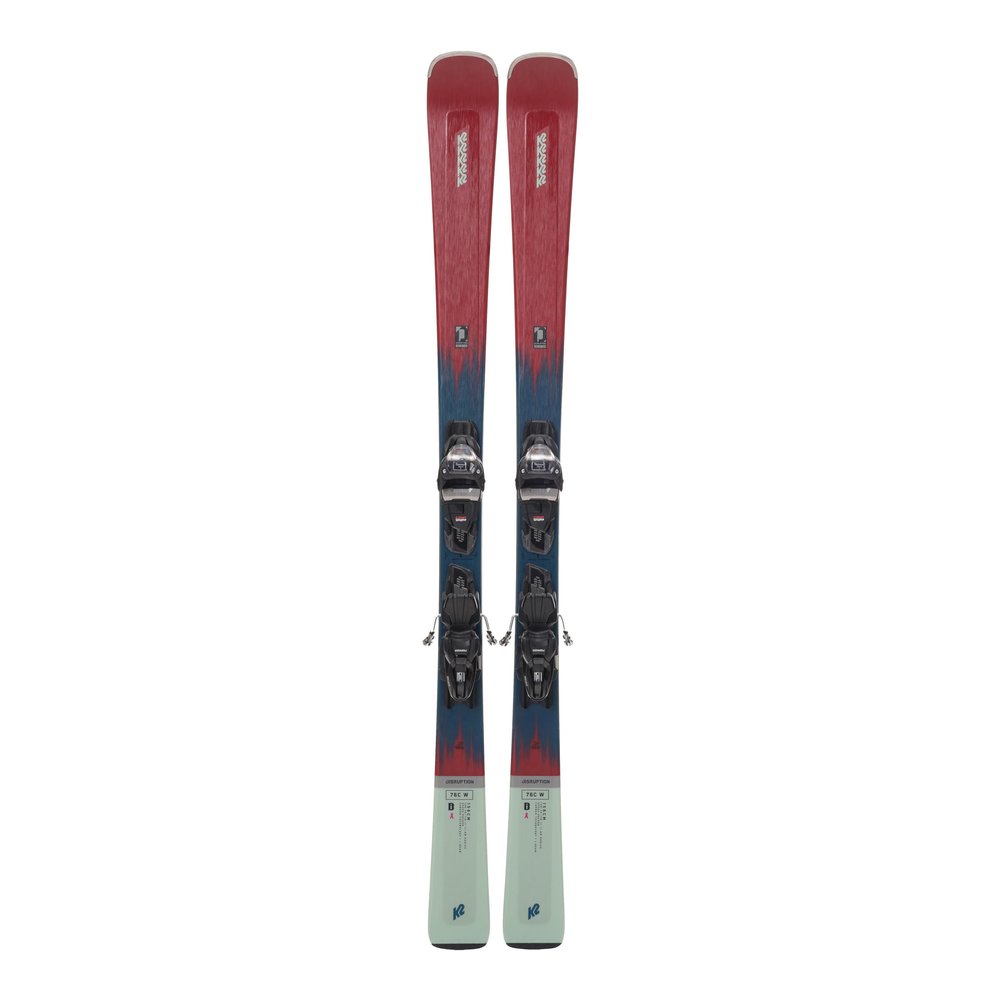 K2 Disruption 76 Womens SkisW/ERP 10 Quikclik Bindings,149cm